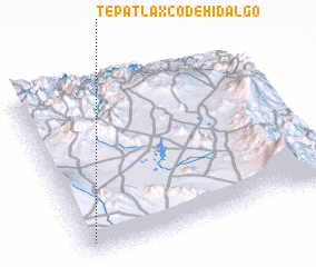 3d view of Tepatlaxco de Hidalgo