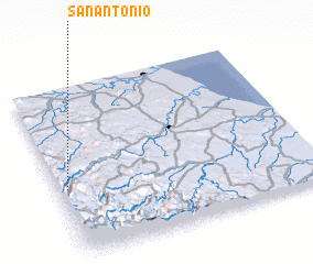 3d view of San Antonio