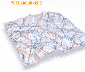 3d view of Yetla de Juárez