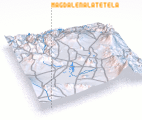 3d view of Magdalena la Tetela