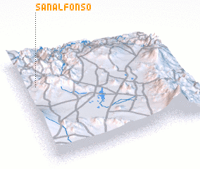 3d view of San Alfonso