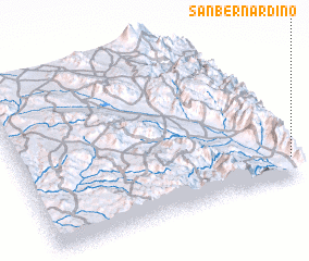 3d view of San Bernardino