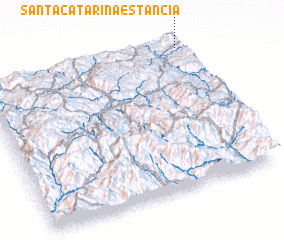 3d view of Santa Catarina Estancia