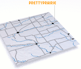 3d view of Pretty Prairie