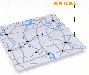 3d view of Bluff Dale
