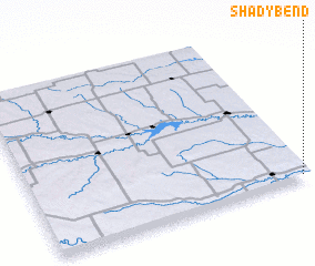 3d view of Shady Bend