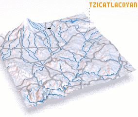 3d view of Tzicatlacoyan