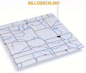 3d view of Hillside Colony