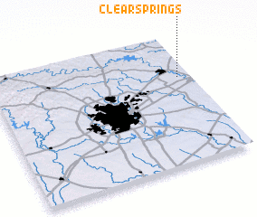 3d view of Clear Springs