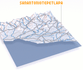 3d view of San Antonio Tepetlapa