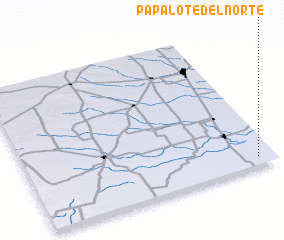 3d view of Papalote del Norte