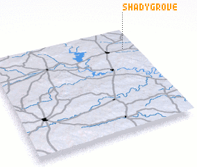 3d view of Shady Grove