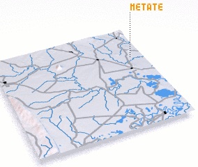 3d view of Metate