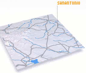 3d view of San Antonio