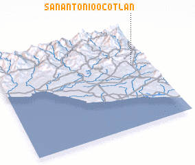 3d view of San Antonio Ocotlán