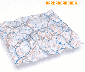 3d view of Barranca Honda