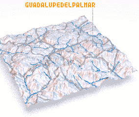 3d view of Guadalupe del Palmar