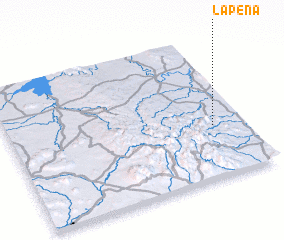 3d view of La Peña