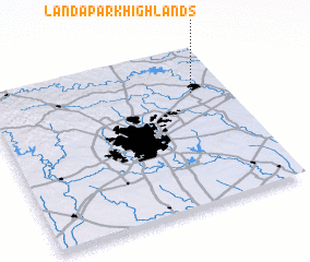 3d view of Landa Park Highlands