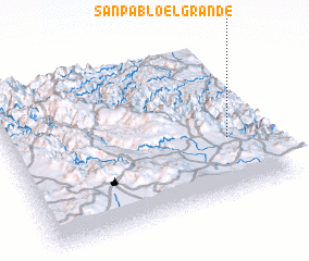 3d view of San Pablo El Grande