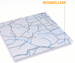 3d view of Mesa del León