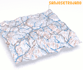 3d view of San José Trujano