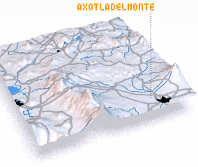 3d view of Axotla del Monte