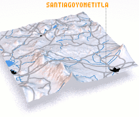 3d view of Santiago Yometitla