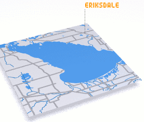 3d view of Eriksdale