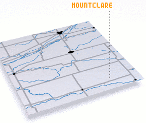 3d view of Mount Clare