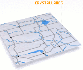 3d view of Crystal Lakes