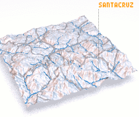 3d view of Santa Cruz