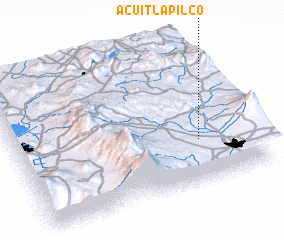 3d view of Acuitlapilco