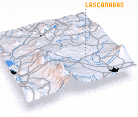 3d view of Las Cañadas