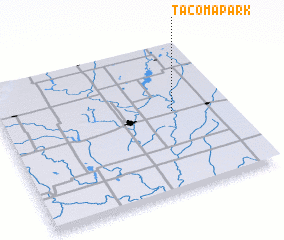 3d view of Tacoma Park