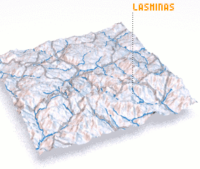 3d view of Las Minas