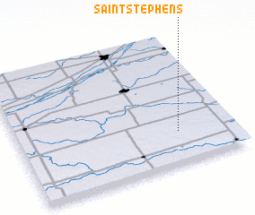 3d view of Saint Stephens