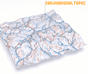 3d view of San Juan Igualtepec