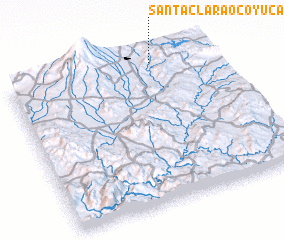 3d view of Santa Clara Ocoyucan