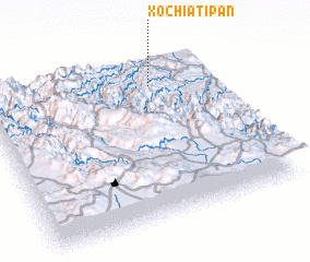 3d view of Xochiatipan