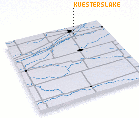 3d view of Kuesters Lake