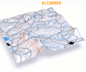 3d view of El Carmen