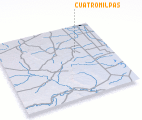 3d view of Cuatro Milpas