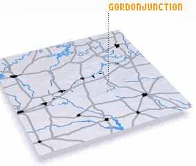3d view of Gordon Junction