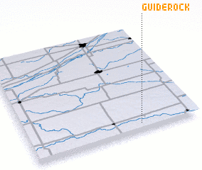 3d view of Guide Rock