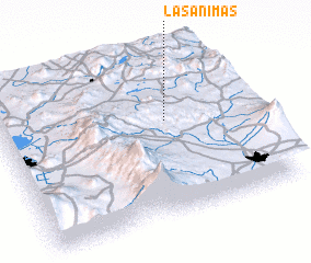 3d view of Las Ánimas