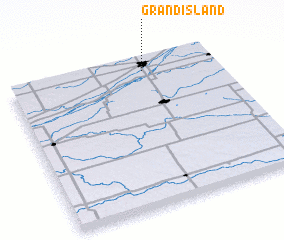 3d view of Grand Island