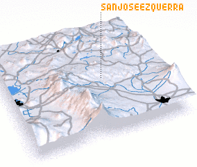 3d view of San José Ezquerra