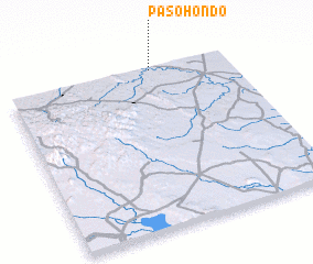 3d view of Paso Hondo