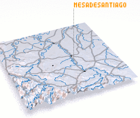 3d view of Mesa de Santiago